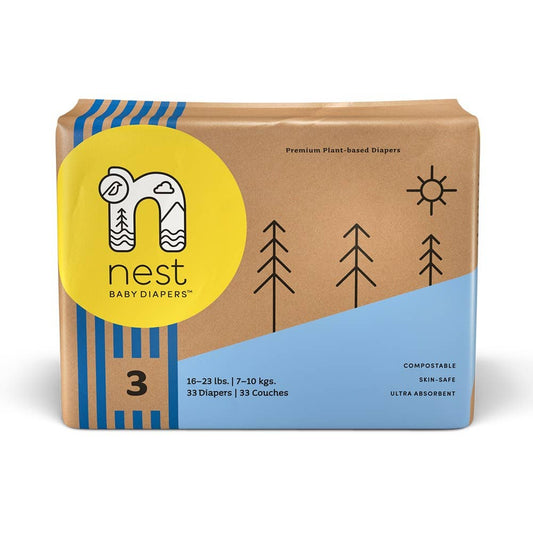 Nest Sustainable Plant Based Diapers - Size 3