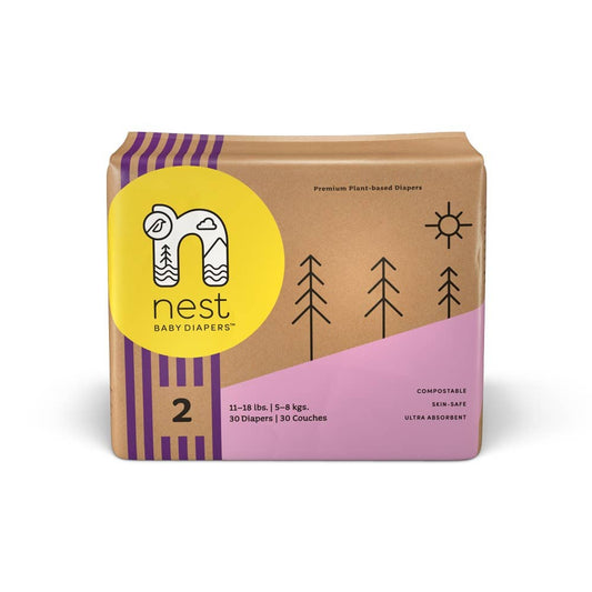 Nest Sustainable Plant Based Diapers - Size 2
