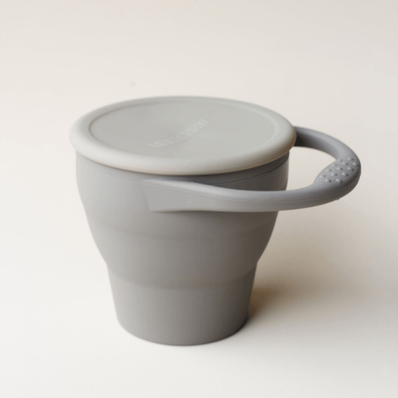 Foldable Silicone Snack Cup- Pebble