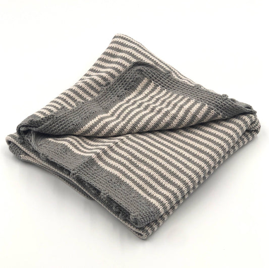 Gray Stripe Blanket