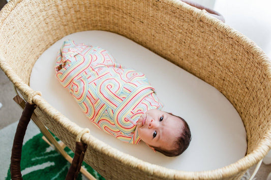Rainbow Connection Muslin Swaddle Blanket